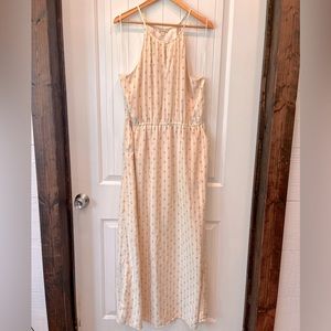 Lucky Brand halter top maxi sundress with pockets size XL